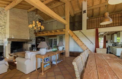 Fargues-sur-Ourbise Villa | Encantadora mansión con piscina