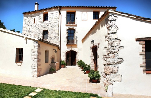 La Llacuna Villa | Mansión en La Llacuna con piscina y vistas