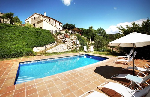 La Llacuna Villa | Mansión en La Llacuna con piscina y vistas