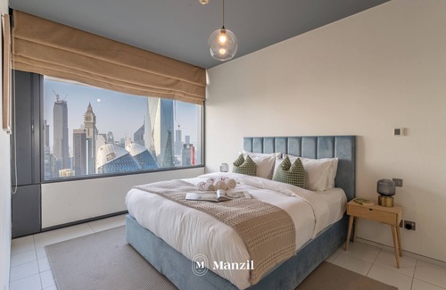 DIFC Apartamento | Manzil-1BR Apartment with Skyline Views