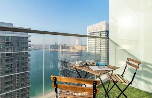 Dubai Marina Apartamento | Manzil - Stylish 1BR in Emaar Beachfront