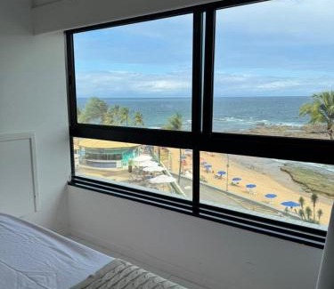 Ondina Apartamento | Maravilhoso apartamento pé na areia vista mar Ondina Apart Hotel