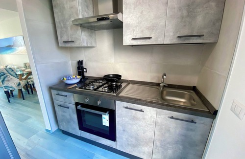 Torre Grande Apartamento | Mare Dentro - Modern Apartment with Terrace for Families Near the Beach