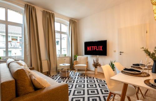 Gera Apartamento | maremar - Ideal für Familien - Boxspringbett - Zentral - vollausgestattete Küche - Waschtrockner - Spielecke