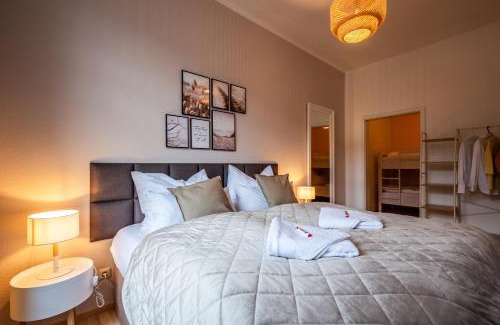 Gera Apartamento | maremar - Ideal für Familien - Boxspringbett - Zentral - vollausgestattete Küche - Waschtrockner - Spielecke