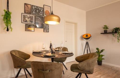 Gera Apartamento | maremar - Style Apartment im Zentrum - Luxus Boxspringbett - Küche - Arbeitsplatz - Highspeed WLAN