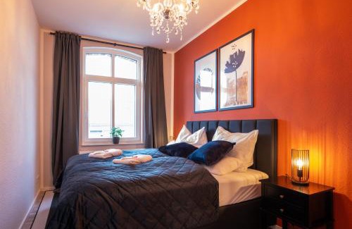 Gera Apartamento | maremar - Style Apartment im Zentrum - Luxus Boxspringbett - Küche - Arbeitsplatz - Highspeed WLAN