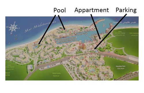 Hammam Sousse Condominio | MARINA Condo (3 habitaciones)