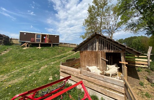 Pobezovice Otro | Maringotka na samotě na kozí farmě