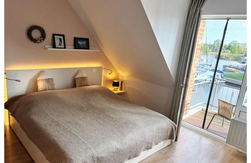 Ueckermuende Apartamento | Maritimes Apartm im Yachthafen der Lagunenstadt Ueckermünde