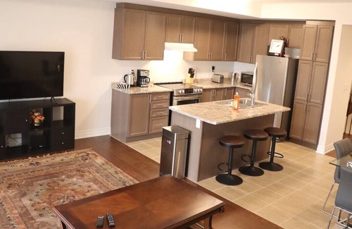 Markham Casa | Markham home near Toronto with dual patios, bright