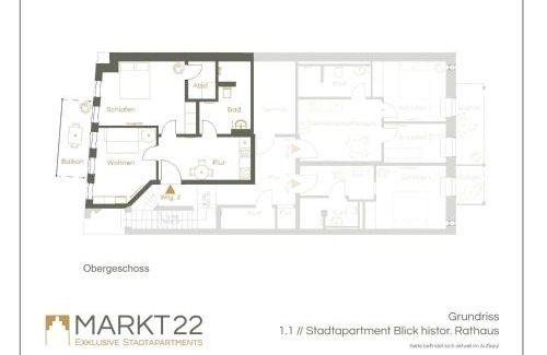 Lingen Apartamento | Markt22 - Exklusive Stadtapartments