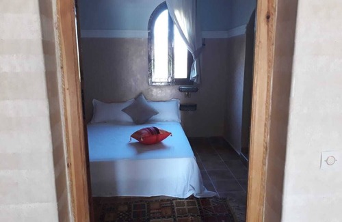Sidi Abdallah Ghiat Casa | Habitación Riad Marrakech con vistas a la montaña y a la piscina