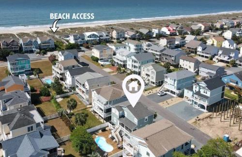 Holden Beach Casa | Marsh Mellowed by the Sea Brunswick Vacation Rentals Privated heated pool and beach