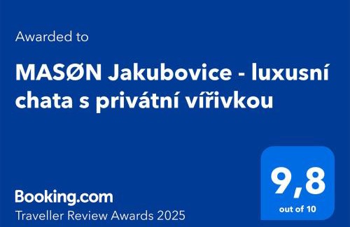 Jakubovice Chalet De Esquí | MASØN Jakubovice - luxusní chata s privátní vířivkou