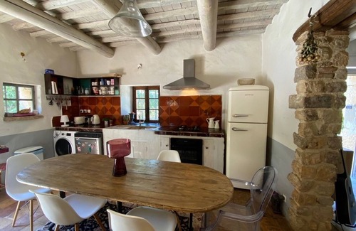 Aubussargues Casa | MAS DE CAROLINE (UZES) Air-conditioning & Heated pool