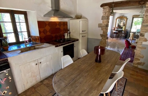 Aubussargues Casa | MAS DE CAROLINE (UZES) Air-conditioning & Heated pool