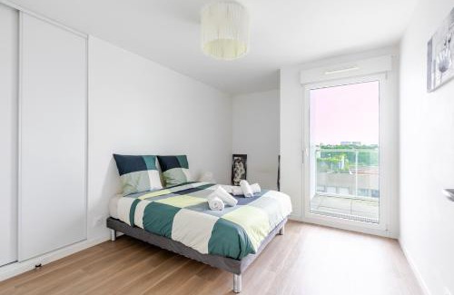 Quartier Atlantis Apartamento | Massy Revy 10 min RER and TGV Idéal Paris and Orly