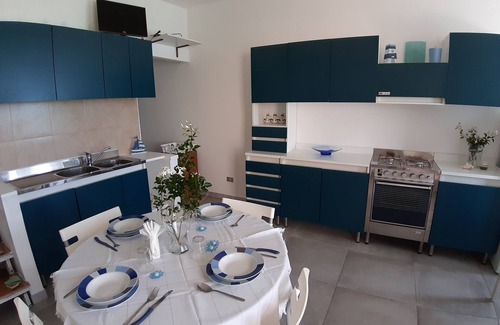 Cava dʼAliga Apartamento | Apartamento MAVI A 2 MINUTOS A PIE DEL MAR con balcón, terraza con vista al mar.