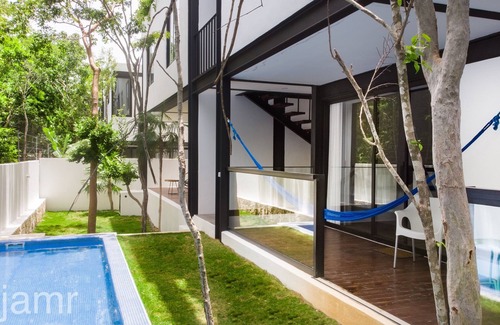 Ek Balam Village Apartamento | Vista de las ruinas mayas, Lux, exclusivo, zen, nuevo y acogedor apartamento completo