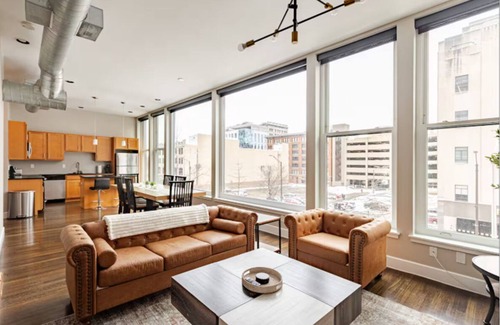 Mile Square Apartamento | McOuat Place 3A - Luxury 1 Bed Downtown Indy Apartment Prime Location