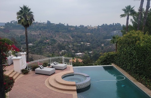 Bel Air Casa | Mediterranean Bel Air Estate w/ pool + views