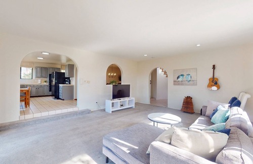 Montecito Casa | Mediterranean Home with Ocean & Mountain Views, Garden Patios & Great Location
