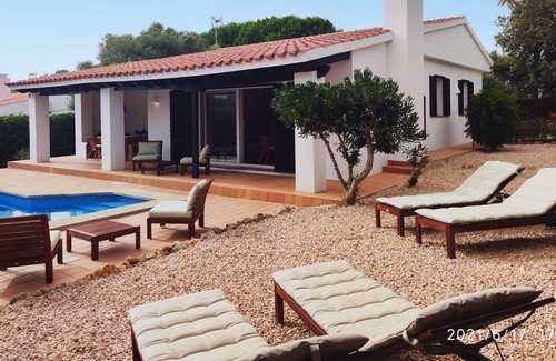 Sant Lluis Chalet De Esquí | Villa estilo mediterráneo en Binisafua Roters