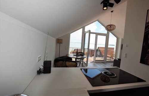 Hohwacht Apartamento | Meeresblick " Strandkieker " Haus 3, WE 45