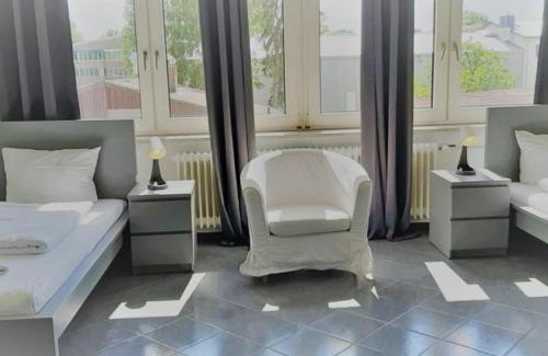 Bramfeld Apartamento | Mehrbett-Apartment 3 Citynah, einfache Ausstattung