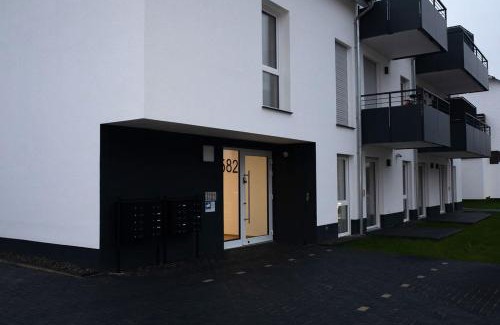 Jollenbeck Apartamento | Mein Träumchen Apartements- 3 Lila stillvoll und zentral für bis zu 4 Personen