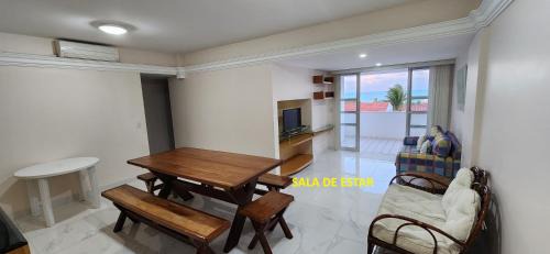 Pirangi do Norte Apartamento | Melhor apto 3 suítes vista praia à beira mar, piscinas e estruturas