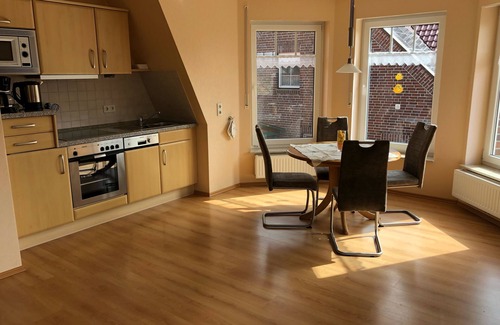 Norddeich Apartamento | "Norddeich-Becker de", Memmertbalje 8, 200 m z. Playa, WiFi, 2 habitaciones, max. 2 pers.