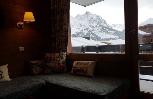 Meribel-Mottaret Apartamento | Méribel-Mottaret, 2 habitaciones de 27m2, hermosa vista hacia el sur, ski-in ski-out en 1850