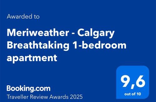 Calgary Apartamento | Meriweather - Calgary Breathtaking 1-bedroom apartment