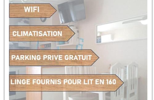 La Petite Motte Apartamento | MES VACANCES A LA MER studio 4 pers, parking privé, wifi, linges fournis, climatisation