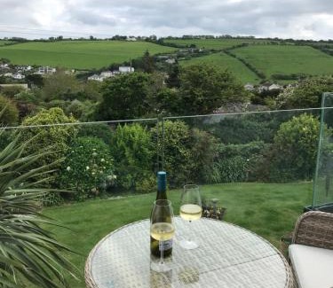 Portmellon Apartamento | Mevagissey Boutique Flatlet with sea and countryside views
