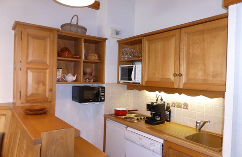 Les Contamines-Montjoie Apartamento | Estudio mezzanine para 4 en Les Contamines-Montjoie con garaje