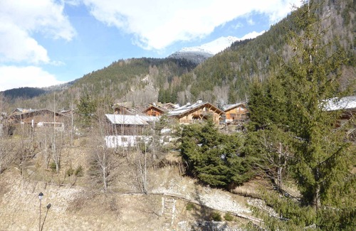 Les Contamines-Montjoie Apartamento | Estudio mezzanine para 4 en Les Contamines-Montjoie con garaje
