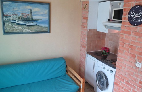 Sainte-Marie-la-Mer Apartamento | T2 Appart mezzan. , 100 m. playa, limpio acogedor