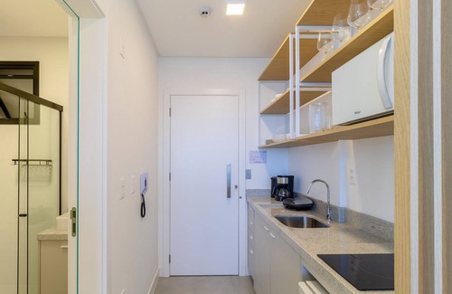 Centro Apartamento | MHFA Studios em Prédio Luxuoso Vista Mar