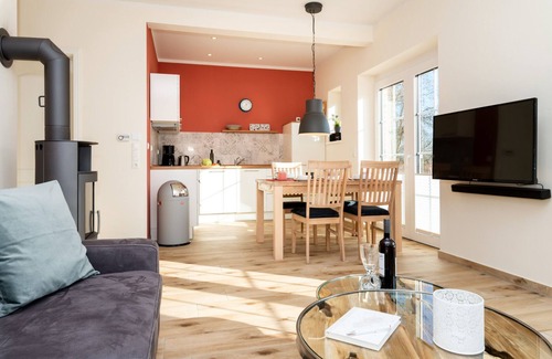 Vitzdorf Casa | Exclusiva casa de vacaciones con sauna y chimenea para 4 personas.