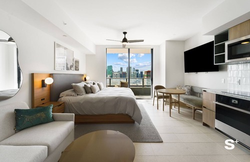 Downtown Miami Complejo | Miami Luxury Studio With City View