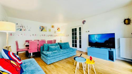 Bussy-Saint-Georges Apartamento | Mickey Mouse - Gare - Centre - Lac - Parking - Wifi