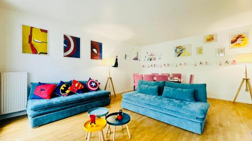 Bussy-Saint-Georges Apartamento | Mickey Mouse - Gare - Centre - Lac - Parking - Wifi