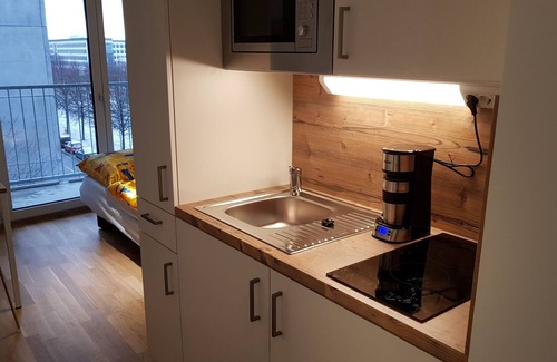 Riem Apartamento | Micro apartamento directamente en el Messe München-Riem