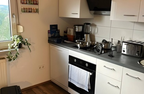 Burbach Apartamento | Mid-Century | 75 inch 4K TV Airfryer Kingsize