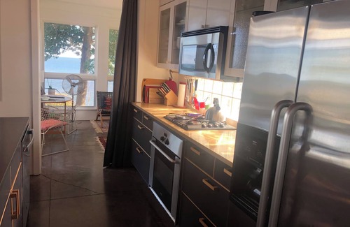 Chesapeake Beach Casa | Mid-Century Modern on Private Beach, Designed by Award Winning Architect!