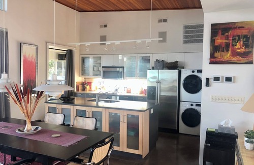 Chesapeake Beach Casa | Mid-Century Modern on Private Beach, Designed by Award Winning Architect!