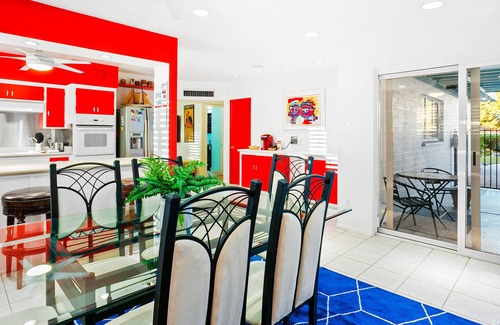 Southwest Village Casa | Mid-Century modern home in Old Town with yard, pool, games & alfresco dining
